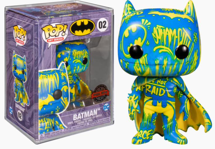 Funko POP! Heroes: Art Series : Batman - Batman Blue & Yellow - Exclusive - 02