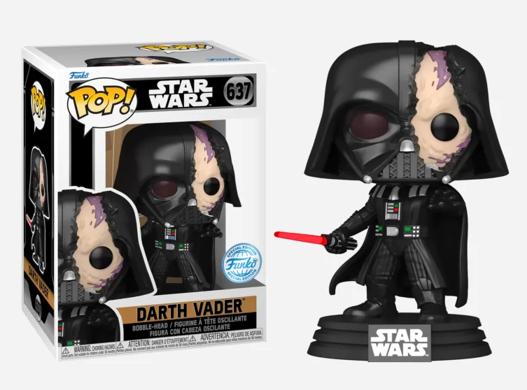 *PRÉ RESERVA* Funko POP! Star Wars - Darth Vader Damaged Helmet Special Edition - 637