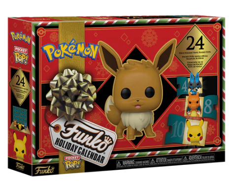 *PRÉ RESERVA* Funko Pop! Holiday Calendar - Pokemon, 24 Pocket Pop! Vinyl Figures