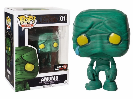 Funko Pop! Games League Legends - Amumu - Game Stop Exclusive  - 01 *PEQUENO DANO NA CAIXA*