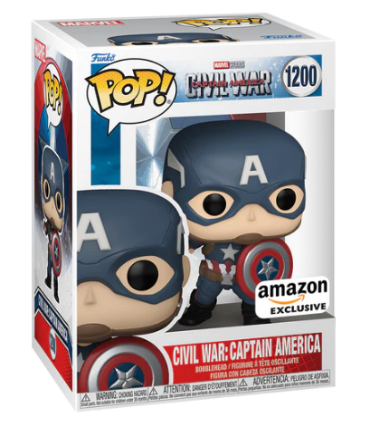 *PRÉ RESERVA* Funko Pop! Captain America: Civil War - Captain America with Shield