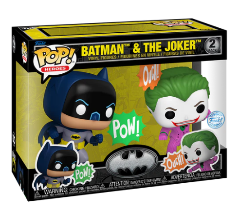 *PRÉ RESERVA* Funko Pop! Heroes: Batman's 85th Anniversary - Batman and The Joker 2Pack