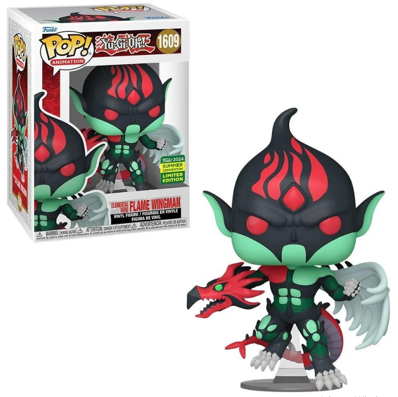 *PRÉ RESERVA* Funko POP! Yu-Gi-Oh! - Elemental Hero Flame Wingman (2024 Summer Convention Limited Edition) #1609