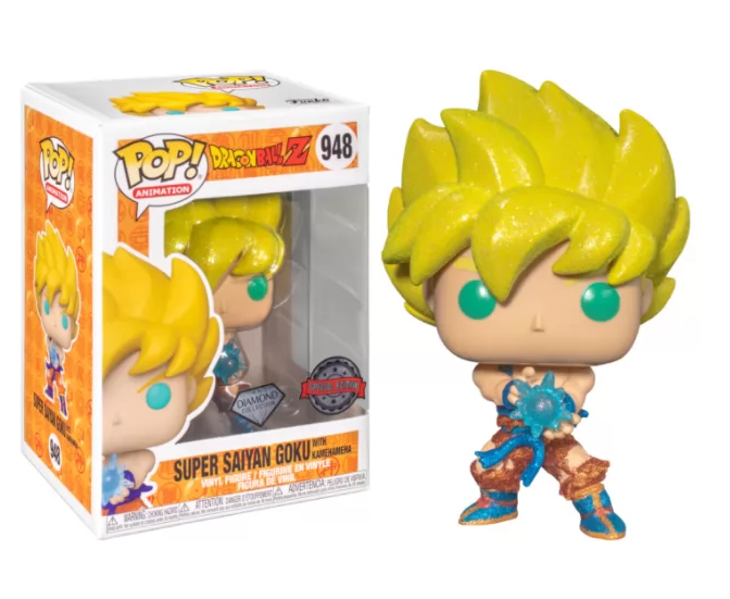 *PRÉ RESERVA* Funko POP! Animation: Dragon Ball Z - Super Saiyan Goku with Kamehameha (Diamond Collection) - 948