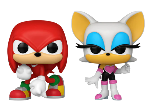 *PRÉ RESERVA* Funko POP! Games: Sonic the Hedgehog - Knuckles & Rouge - 2 Pack