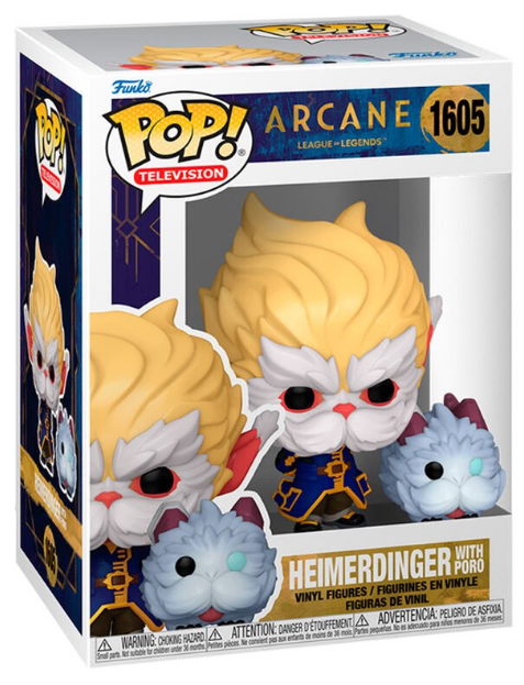 Funko POP! Television: Arcane (League of Legends) - Heimerdinger with Poro - 1605