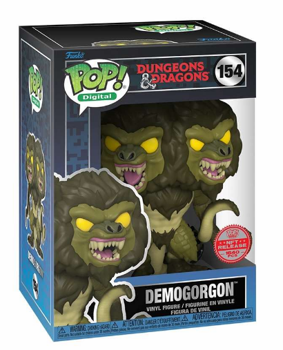 Funko Pop! Digital Dungeons & Dragons - Demogorgon 1640 Pieces - 154