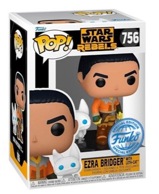 *PRÉ RESERVA* Funko Pop! Star Wars Rebels - Ezra Bridger with Loth-Cat - 756