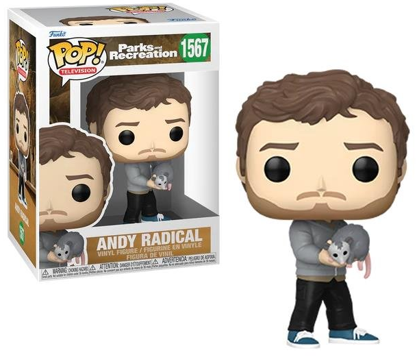 *PRÉ RESERVA* Funko POP! Parks and Recreation - Andy Radical #1567