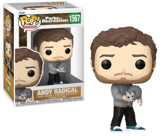 *PRÉ RESERVA* Funko POP! Parks and Recreation - Andy Radical