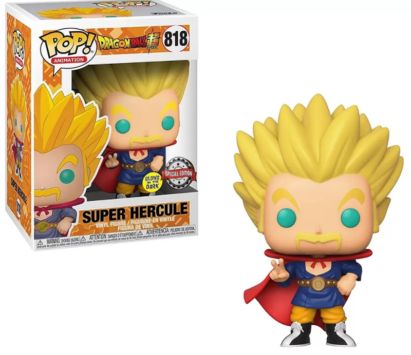 *PRÉ RESERVA* Funko POP! Animation: Dragon Ball Z - Super Hercule Glows in the Dark Special Edition - 818