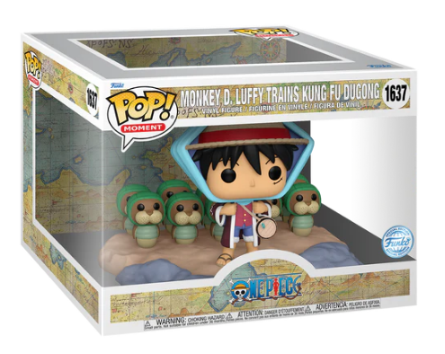 *PRÉ RESERVA* Funko POP! Moment: One Piece - Monkey D. Luffy Trains Kung Fu Dugong - 1637