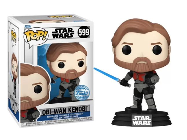 *PRÉ RESERVA* Funko POP! Star Wars - Obi-Wan Kenobi Mandalorian Armor Clone Wars Special Edition - 599