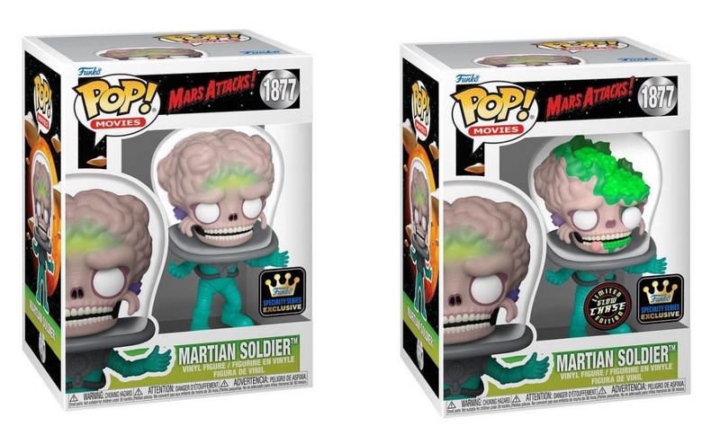 *PRÉ RESERVA* Funko POP! Bundle of 2: Mars Attacks! - Martian Soldier - 1877 Chase