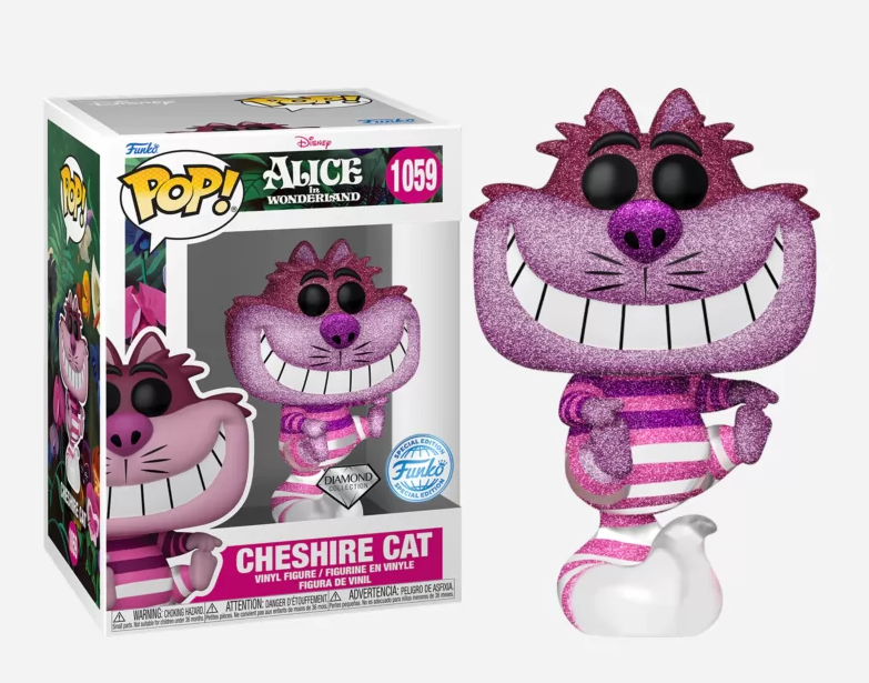 *PRÉ RESERVA* Funko POP! Disney: Alice in Wonderland - Cheshire Cat - Diamond Collection - Exclusive - 1059