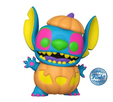 *PRÉ RESERVA* Funko POP! Disney: Lilo & Stitch - Pumpkin Stitch (Black Light) - 1498