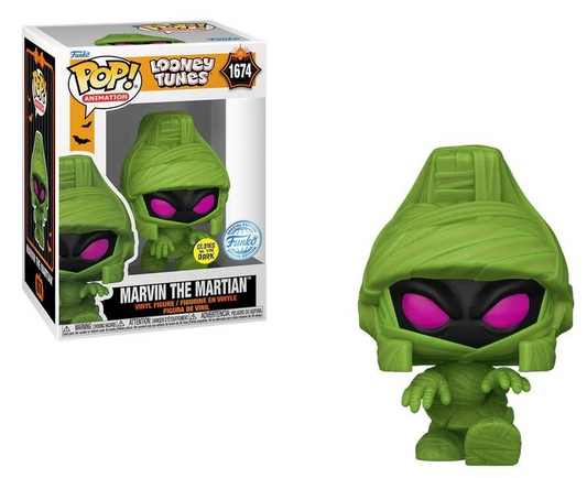 *PRÉ RESERVA* Funko POP! Looney Tunes: Halloween - Marvin the Martian (GITD) #1674
