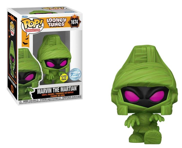 *PRÉ RESERVA* Funko POP! Looney Tunes: Halloween - Marvin the Martian (GITD)