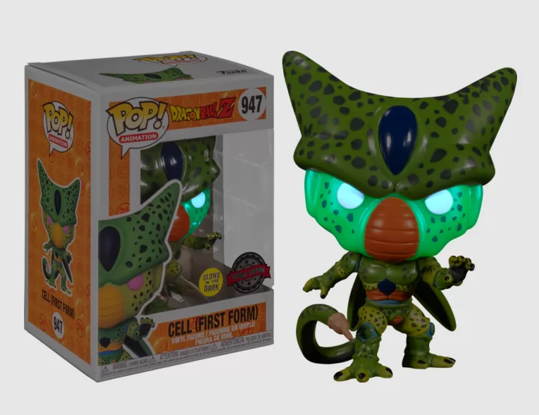 *PRÉ RESERVA* Funko POP! Animation: Dragon Ball Z - Cell First Form Glows in the Dark Special Edition - 947