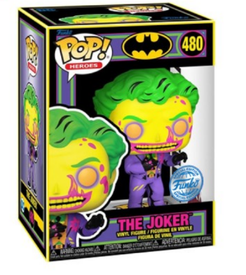 *PRÉ RESERVA* Funko Pop! Heroes Deceased - The Joker Blacklight - 480