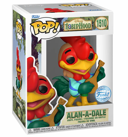 *PRÉ RESERVA* Funko Pop! Disney: Robin Hood - Alan-A-Dale - 1510