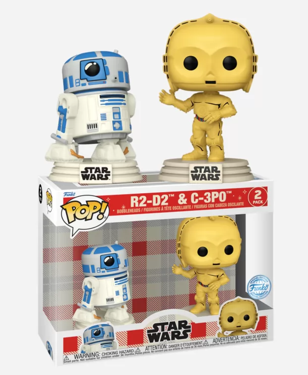 *PRÉ RESERVA* Funko POP! Star Wars - R2-D2 and C-3PO Retro Reimagined Special Edition 2 Pack