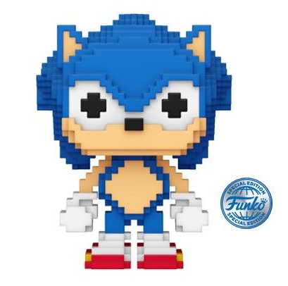 *PRÉ RESERVA* Funko Pop! Games: Sonic the Hedgehog 8-bit Retro - Sonic - 34