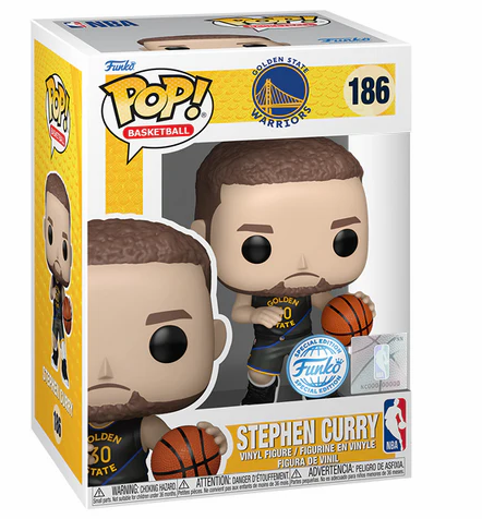 *PRÉ RESERVA* Funko Pop! Basketball Golden State Warriors - Stephen Curry - 186