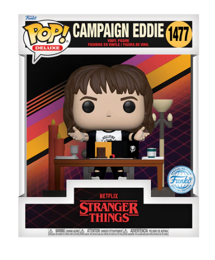 *PRÉ RESERVA* Funko POP! Deluxe: Stranger Things - Campaign Eddie - 1477