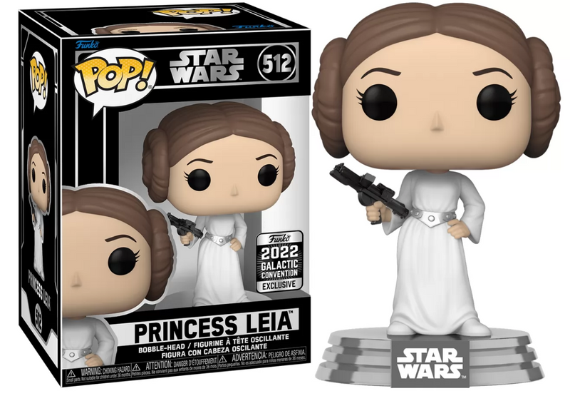 *PRÉ RESERVA* Funko POP! Star Wars - Princess Leia 2022 Galactic Convention Exclusive - 512