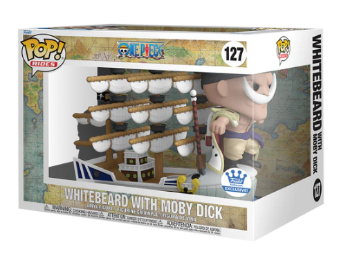 *PRÉ RESERVA* Funko Pop! Ride Super Deluxe: One Piece - Whitebeard with Moby Dick FUNKO Exclusive - 127