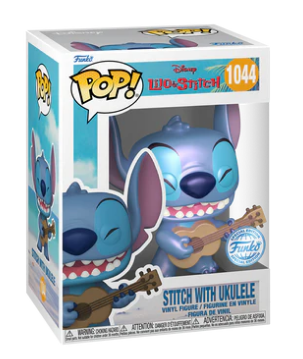 *PRÉ RESERVA* Funko Pop! Lilo & Stitch Disney - Stitch with Ukulele - 1044 Pearlescent