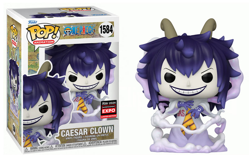 Funko POP! One Piece: Caesar Clown C2E2 - 1584 *CAIXA COM DANO*