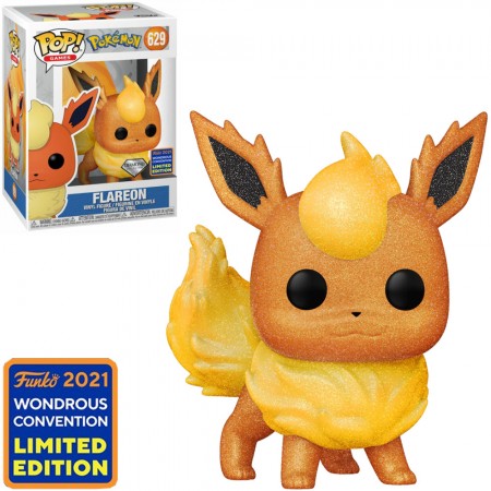 Funko POP! Games: POKEMON - Flareon diamond Collection Exclusive Wdc 2021 - 629