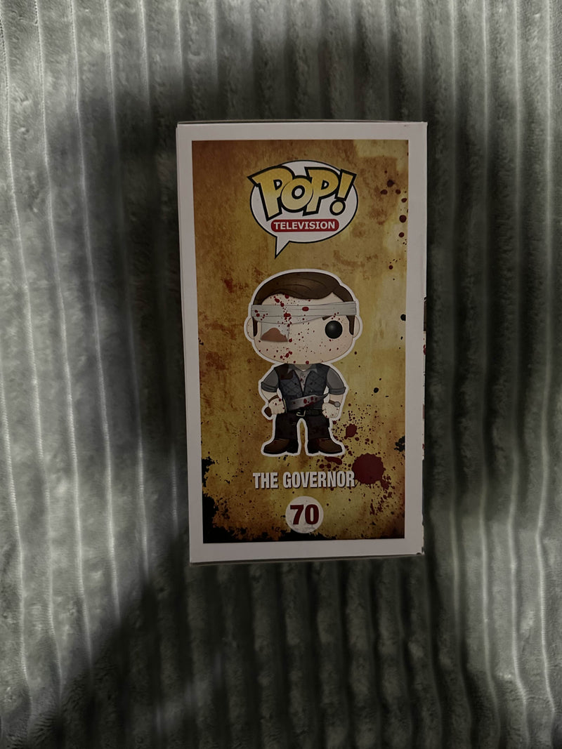 Funko POP! Walking Dead - The Governor Bandage Bloody PX Previews - 70 *Marcas de desgaste na caixa*