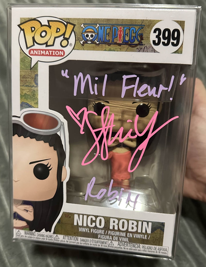 Funko POP! One Piece - Stephanie Young signed Nico Robin Prime Authentication - 399