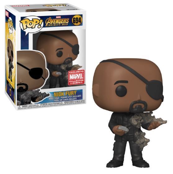 Funko Pop! Avengers Infinity war - Nick Fury marvel collector corps exclusive 694