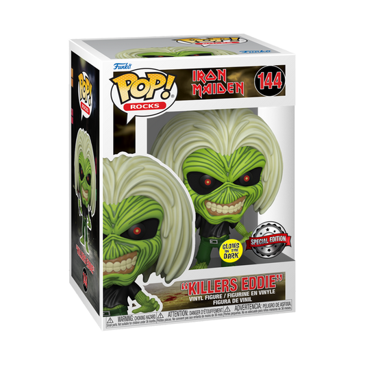 Funko POP! Rocks Iron Maiden - Killers Eddie GITD - 144