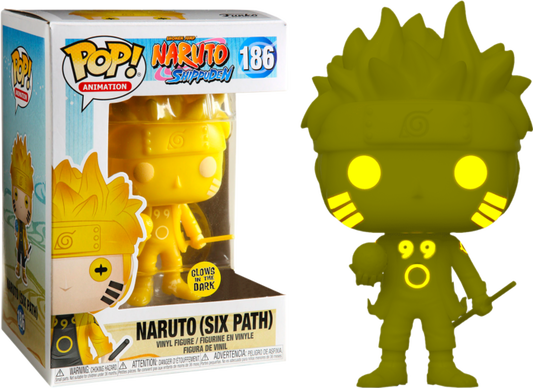 Funko POP! Animation: Naruto Shippuden - Naruto Six Path Yellow - GITD - Exclusive - 186