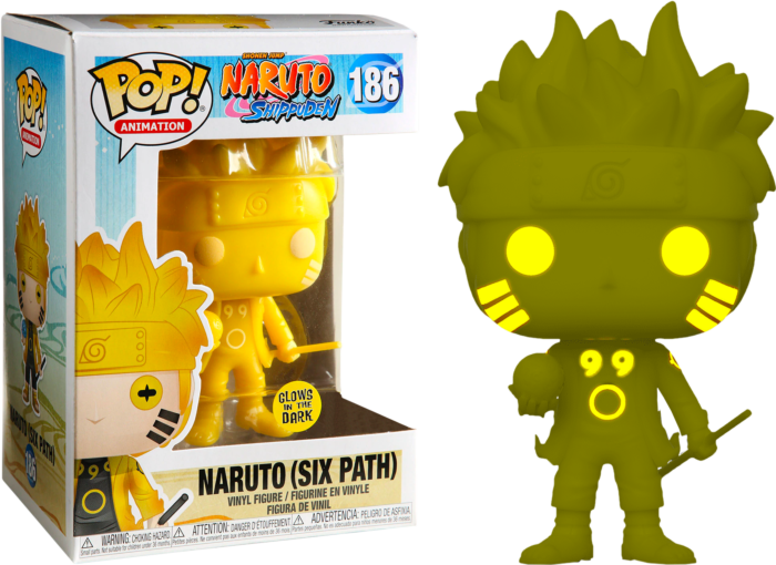 Funko POP! Animation: Naruto Shippuden - Naruto Six Path Yellow - GITD - Exclusive - 186