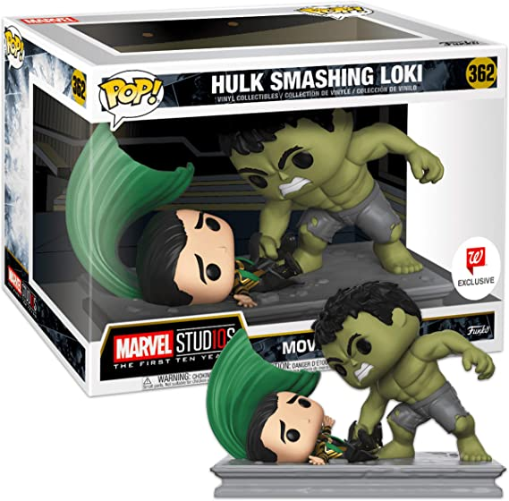 Funko Pop! Movie Moment: Marvel Studios - Hulk Smashing Loki