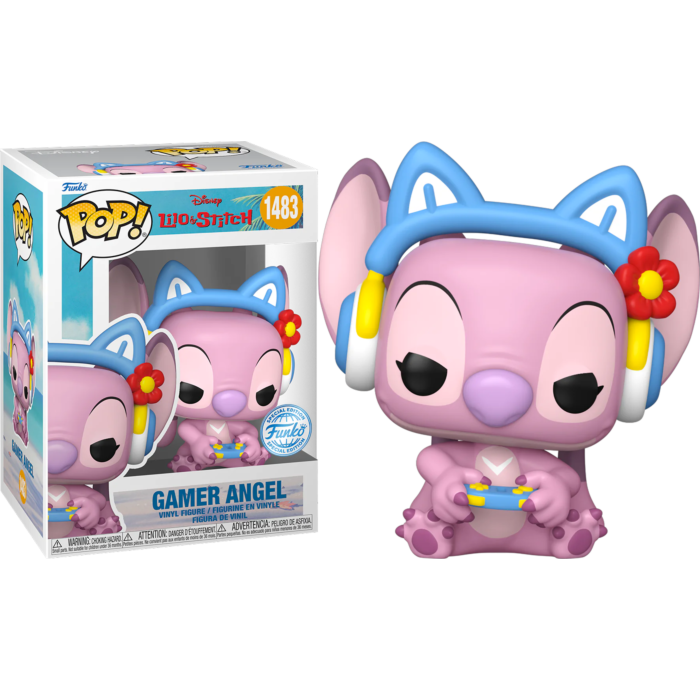 *PRÉ RESERVA* Funko POP! Disney: Lilo & Stitch - Gamer Angel - Exclusive - 1483