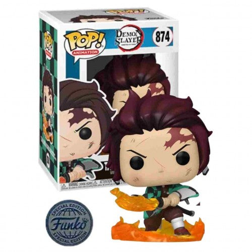 Funko Pop! Animation: Demon Slayer - Tanjiro Kamado - Exclusive - 874