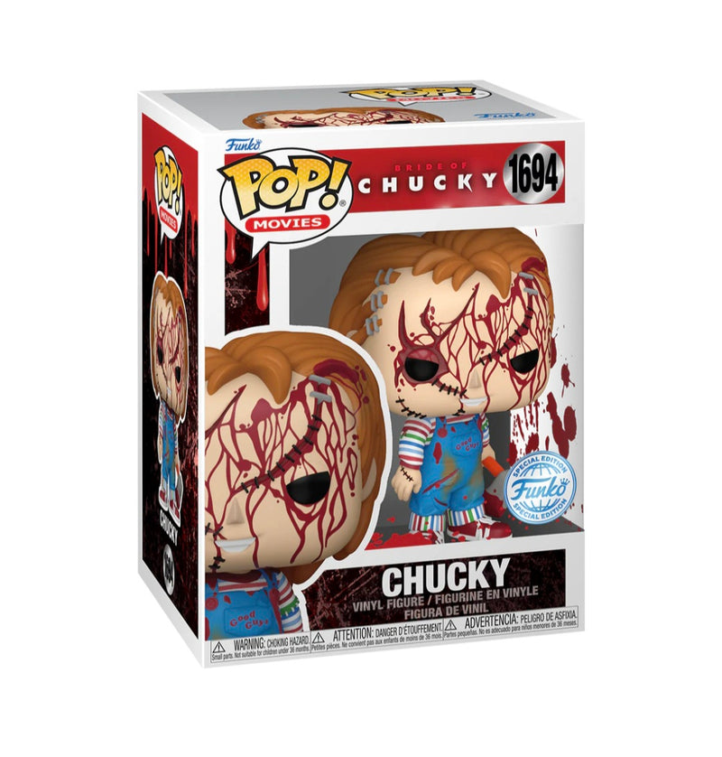 *PRÉ RESERVA* Funko POP! Movies: Bride Of Chucky - Chucky Bloody - 1694