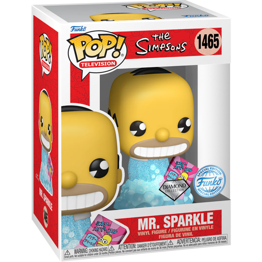 Funko POP! Television: The Simpsons - Mr. Sparkle - Diamond Glitter - Exclusive - 1465
