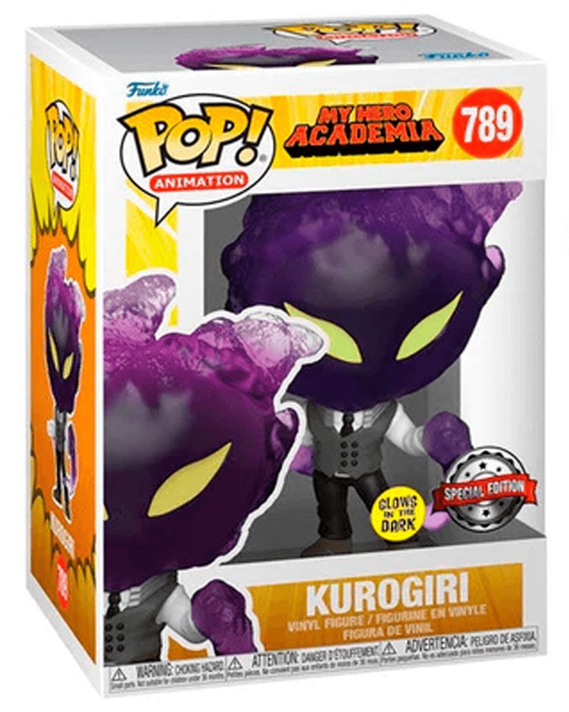 Funko POP! My Hero Academia - Kurogiri - GITD - Exclusive - 789 *CAIXA COM DANO*