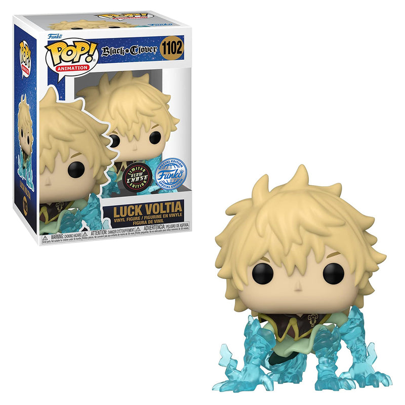 Funko Pop! Animation: Black Clover - Luck Voltia Exclusive Chase - 1102