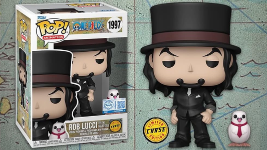 *PRÉ RESERVA* Funko Pop! - One Piece - BUNDLE CHASE + Rob Lucci with Hattori - 1997