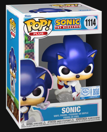 *PRÉ RESERVA* Funko Pop! Sonic The Hedgehog - Sonic - 1114 Plus
