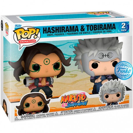 Funko POP! Animation: Naruto Shippuden - Hashirama e Tobirama - Exclusive - 2 Pack